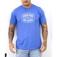 thumbnail image 4 of Over Par and Under the Influence Shirt for Men Funny Golfing Tee Gift for Men Heather Blue Shirt Adult 2XL, 4 of 5