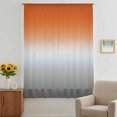 thumbnail image 3 of Burnt Orange Gray Ombre Sheer Curtains 84 Inches Long, Modern Gradient Abstract Art Light Filering Curtains, Breathable Simi Curtain Privacy Drapes for Living Room Bedroom Window Treatment, 3 of 9