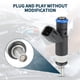 thumbnail image 3 of Inyector de combustible No.4891577AC boquilla de inyección de combustible para Dodge Avenger 2008-2014 2.4L negro, 3 of 7