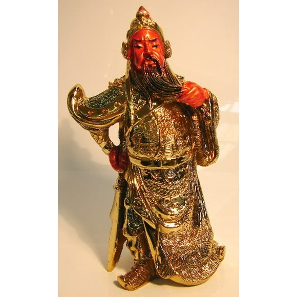 Golden Guan Gong Statue