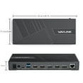 thumbnail image 3 of WAVLINK USB Dock, 4K@60Hz Dock Station 10Gbps USB to HDMI & DisplayPort, 100W Charge for Laptop, 3 of 9
