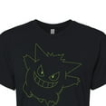thumbnail image 3 of Pokémon - Gengar Big Face - Juniors Cropped Cotton Blend T-Shirt, 3 of 5