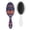 White-134, variant on Rustic Folk Pattern Hair Brush, Natural Earthy Tone Paddle Brush for Kids Women Men, Comfortable Artistic Styling Comb