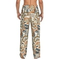 thumbnail image 3 of Fotbe Floral Paisley Men's Pajama Pants,Sleepwear Pants,Pj Bottoms Drawstring And Pockets-XX-Large, 3 of 9
