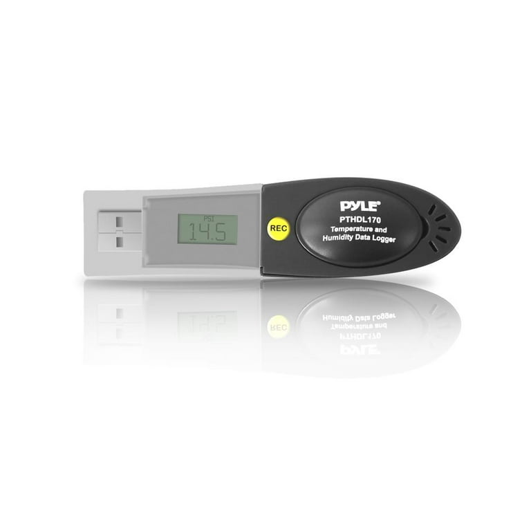 Handheld digital temperature and relative humidity data recorder