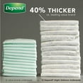 thumbnail image 5 of Depend Disposable Overnight Incontinence Underpads, 36" x 21", 12 Count, 5 of 6
