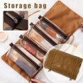 thumbnail image 2 of 4-in-1 Travel Toiletry Organizer Bag High Capacity Detachable Classified Storage Mesh Zipper Bag, 2 of 7