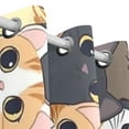 thumbnail image 3 of Cute Cat Faces Pattern Blackout Curtains for Living Room Bedroom 55W x 72/84L Insulated Window Drapes 2 Panels, 3 of 6