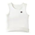 thumbnail image 4 of Mepaouo Kids Thermal Tank Top Fleece Lined Shirt Camisole Sleeveless Vest Warm Undershirt(White,B), 4 of 4