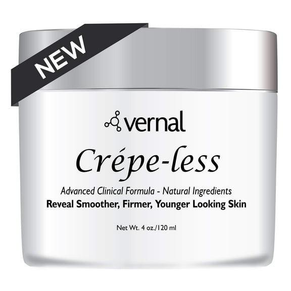 Crepe-less Anti-Aging Crepey Skin Organic Shea Butter Neck, Arms, Legs and Body Cream, 4 oz