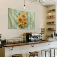 thumbnail image 4 of SEANATIVE Wood Sunflower Tapestry Bedroom Wall Tapestry Foldable Tapestries for Bedroom Aesthetic Bedroom Tapestry Door Tapestry for Kids Room Laundry Room Living Room, 4 of 6