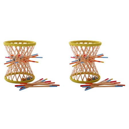 Hape Bamboo Collection - Hape Eco Design Bamboo Sticks and Tumbling Ball Balance Pallina Game (2 Pack)