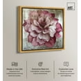 thumbnail image 2 of Darla Floral Fine Wall Art Canvas Wall Art by Art Remedy, Gold Floater Frame, 31.5" x 31.5", 2 of 7