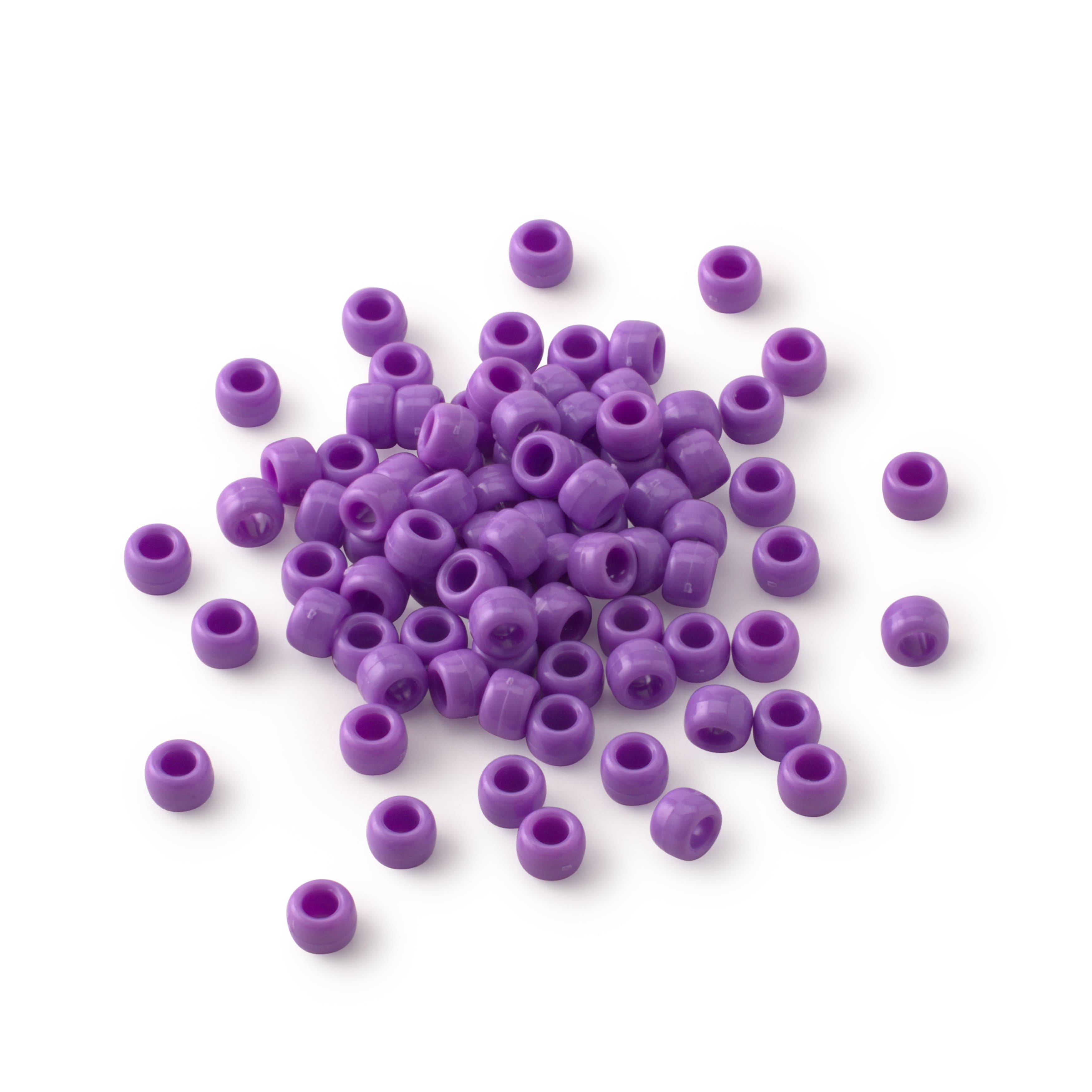 Creatology Opaque Pony Beads By Creatology, 6mm x 9mm, 12 Packs: 580 ct. (6,960 total)