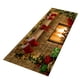 thumbnail image 1 of Felpudo navideño novedoso, decoración fácil de cuidar, acogedor, antideslizante, para exteriores Estilo 10 60x180cm, 1 of 9