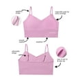 thumbnail image 2 of Livona 6 Pack Training Bras for Girls-Sports Bra, Fitness Bra, Padded Everyday Bra Bralette,Crop Cami Tank Top (6-14), 2 of 7