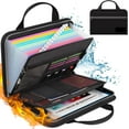 thumbnail image 1 of Fiudx Carpeta Ignífuga, Organizador de Documentos con Diseño de Acordeón, Práctica Bolsa con Asa, Almacenamiento Duradero para Archivos A4, Uso En Oficina y Escuela, Solución Esencial para La Gestión, 1 of 6