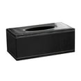thumbnail image 2 of npkgvia tissue boxClearance,Leather Tissue Box Minimalist Home Hotel Car Mounted Leather Paper Suction Paper Box,Black, 2 of 7