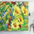 thumbnail image 1 of Ambesonne Fine Art Shower Curtain, Watercolor Flower Field, 69"Wx70"L, Multicolor, 1 of 3