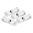 thumbnail image 1 of WEUVEB 4Pcs Closet Pole Bracket Zinc Alloy Sturdy Construction Simple Design For DIY Enthusiasts, 1 of 5