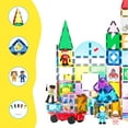 thumbnail image 5 of PicassoTiles Magnetic Tiles for Kids – 350PCS STEM Construction Building Blocks Set, Educational Toy, Creative Learning, Magnetic Building Kit, Gift, 5 of 9