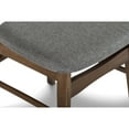 thumbnail image 6 of New Classic Furniture Morocco Wood Dining Chair in Dark Gray (Set of 2), 6 of 9