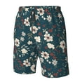 thumbnail image 5 of Naloa Vintage Floral Men's Beach Shorts, Surfing shorts, Swim trunks, Quick Dry Swim Trunks for Surfing Beach Fun - Large, 5 of 9