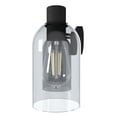 thumbnail image 6 of Hunter - Lochemeade 4-light Natural Black Iron, Medium Size Vanity Light, Dimmable, Modern Style, for Bedrooms, Dining, Living Rooms - 19711, 6 of 8