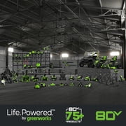 Greenworks 80V 16 Brushless (2.0 kw) Chainsaw (Gen 2), 2.5Ah Battery and 2A Charger