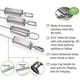 thumbnail image 4 of Stainless Steel Kabob Skewers for Grilling, 16-Inch Metal Skewers with Slider for Safe & Easy BBQ,, 4 of 5