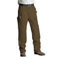 thumbnail image 1 of ViviTech - Cotton Canvas Utility Work Pants with Knee Pads, Battle-Ready Workwear (Brown, 34W x 32L), 1 of 1
