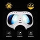 thumbnail image 2 of Gafas protectoras para perros, correas ajustables, fáciles de colocar, anti-UV, para perros grandes (lente azul), 2 of 5