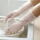 thumbnail image 4 of ¡Liquidación! Guantes largos de goma Fdelink, cálidos, para cocina, lavavajillas, herramienta de limpieza, guantes de mano, guantes para lavar platos, guantes de látex blancos., 4 of 8