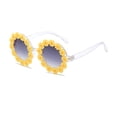 thumbnail image 1 of Qarigey Protección UV Gafas de sol ligeras para niñas de 6 a 8 años Conjunto de estilo deportivo Gafas de sol para niños Niñas elegantes Cadenas y cordones para anteojos amarillo, 1 of 6