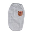 thumbnail image 3 of Camiseta para mascotas, estilo coreano, chaleco para perros pequeños y gatos, ideal para chihuahuas y yorkshire. Gray S, 3 of 9