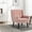 Pink, variant on Soft Velvet and Metal Legs Chair / Comfortable Relaxing in Living Areas