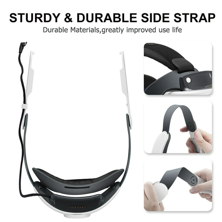 BOBOVR M1 PLUS Battery Head Strap for Meta Oculus Quest 2 Battery Pack  Headband VR Adjustable Head Strap 5200mAh Rechargeable Power Bank
