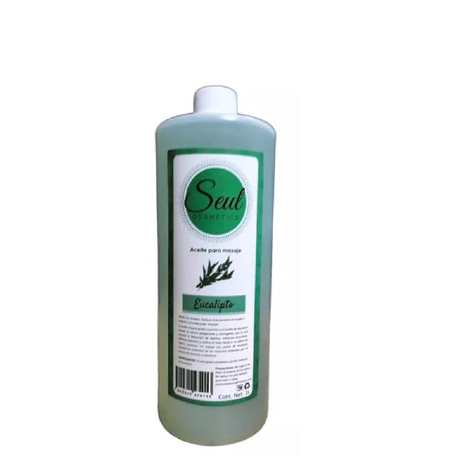 ACEITE PARA MASAJES SPA CUIDADO CORPORAL SEUL COSMETICS EUCALIPTO 1 LITRO