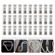 thumbnail image 3 of 30pcs Necklace Screw Clasps Jewelry Buckles DIY Jewelry Making Accessories, 3 of 6