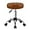 Brown, variant on Black Classic Swivel Stool with Wheel for Salon Work Home SPA Shop Height-Adjustable and Cost-Effective Rolling Stool Chair Small