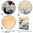 thumbnail image 3 of Designart "The Yellow Great Wave A Masterpiece from Kanagawa I" Nautical & Beach Floater Framed Canvas Wall Art, 3 of 7