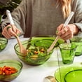 thumbnail image 2 of Duralex Lys Green Stackable Bowl, Set of 3, 2 of 2