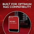 thumbnail image 3 of WD Red 10TB NAS Internal Hard Drive - 5400 RPM Class, SATA 6 Gb/s, CMR, 256 MB Cache, 3.5" - WD101EFAX, 3 of 5