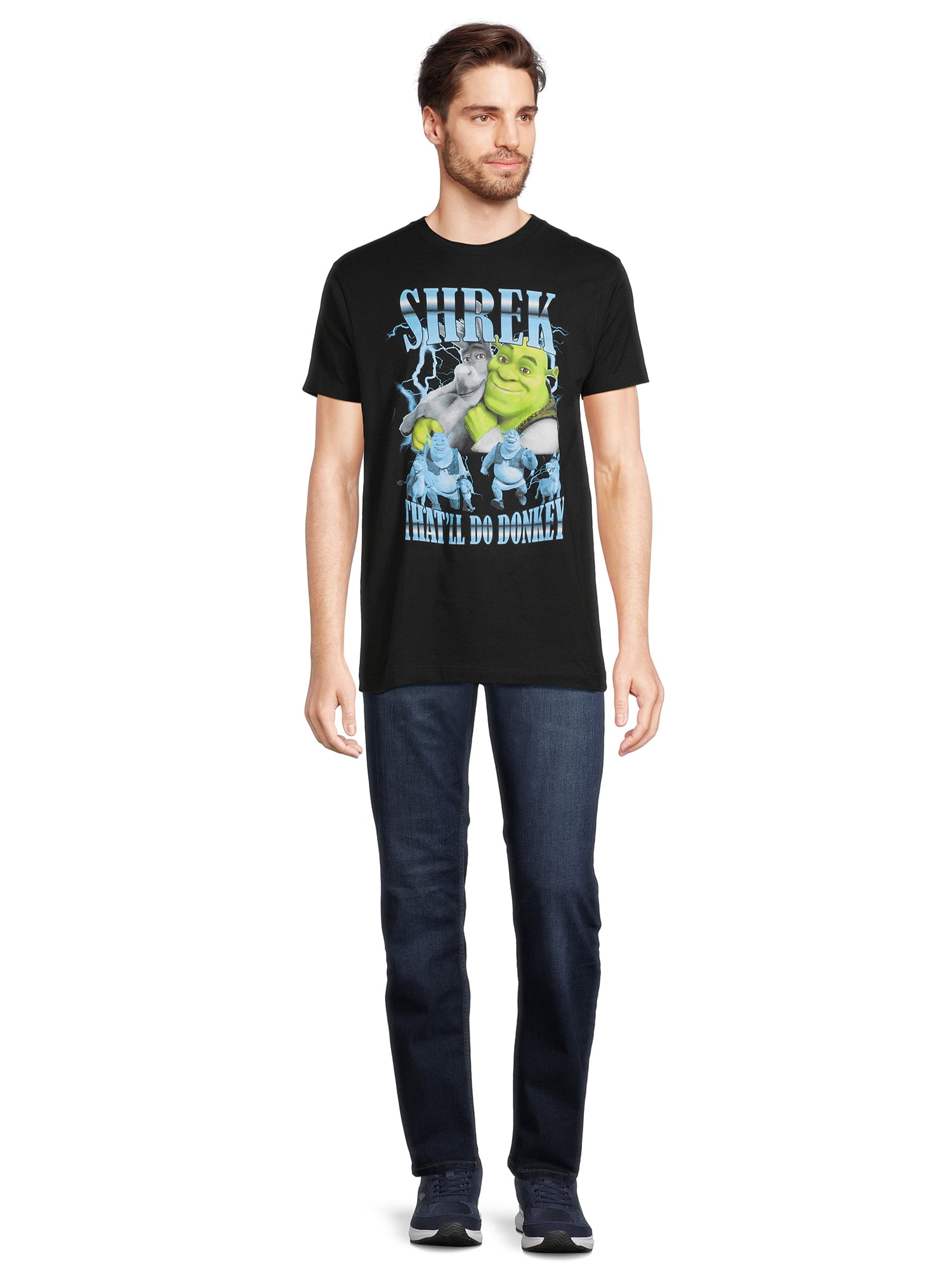Shrek Men's and Big Men's Graphic Tee Shirt, Sizes S-3XL