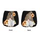 thumbnail image 3 of Balery Sunflower Gnomes 4 Pantalones cortos deportivos para mujer con forro y dos bolsillos, elásticos, para entrenamiento, gimnasio, yoga-X-Large, 3 of 7