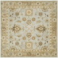 thumbnail image 6 of SAFAVIEH Antiquity Ingram Traditional Bordered Wool Area Rug, Light Blue/Sage, 5' x 8', 6 of 10