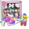 Jojo Siwa Paint Your Own Figurines, Decorate Your Own Painting Set, Includes 5 Jojo Siwa Figurines, 6 Pots of Paint, Complete Plaster Craft Kit for Kids
