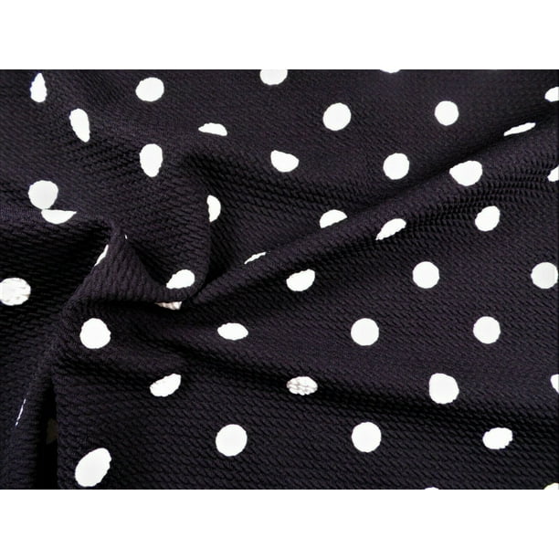 Bullet Printed Liverpool Textured Fabric Stretch Black Ivory Polka Dot P50 Swatch Sample 4 In X 4 In Walmart Com Walmart Com