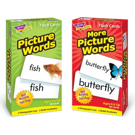 UPC: 0078628539066 | TREND Picture Words Skill Drill Flash Cards Assortment