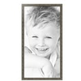 thumbnail image 2 of ArtToFrames 19" x 37" Silver Picture Frame, 19x37 inch Silver Wood Poster Frame (WOM-4993),  Pack, 2 of 7